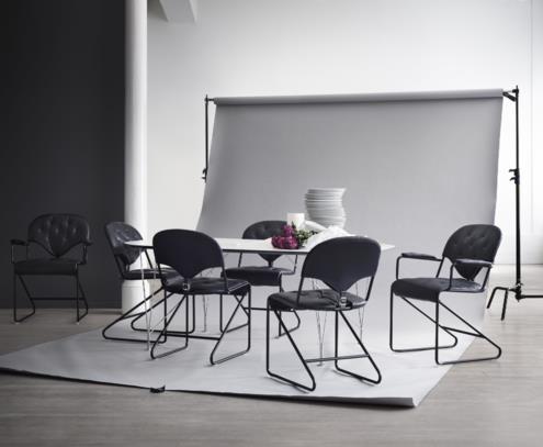 Sam-nojatuoli musta naturale schwartz