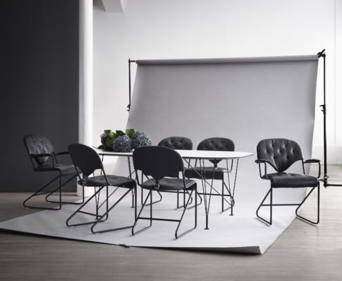 Sam-nojatuoli musta naturale schwartz